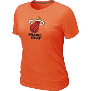 Miami Heat Big & Tall Tee-Shirt d'équipe de NBA - Orange pour Femme