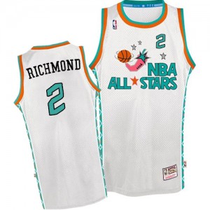 Maillot Mitchell and Ness Blanc Throwback 1996 All Star Authentic Sacramento Kings - Mitch Richmond #2 - Homme