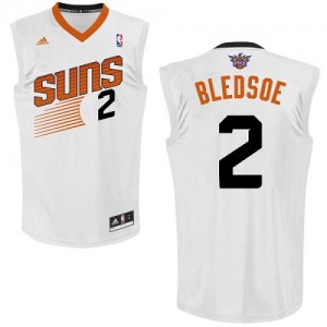 Maillot NBA Phoenix Suns #2 Eric Bledsoe Blanc Adidas Swingman Home - Homme