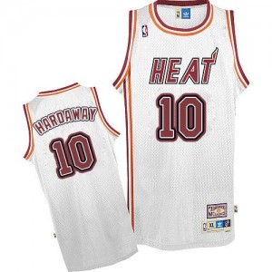 Maillot Adidas Blanc Throwback Authentic Miami Heat - Tim Hardaway #10 - Homme