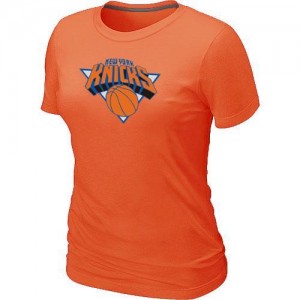 New York Knicks Big & Tall Tee-Shirt d'équipe de NBA - Orange pour Femme