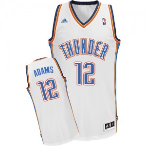 Maillot Swingman Oklahoma City Thunder NBA Home Blanc - #12 Steven Adams - Homme