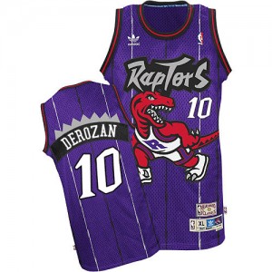 Maillot NBA Authentic DeMar DeRozan #10 Toronto Raptors Hardwood Classics Violet - Homme