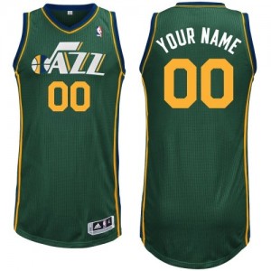 Maillot Utah Jazz NBA Alternate Vert - Personnalisé Authentic - Homme