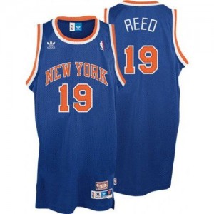 Maillot NBA Swingman Willis Reed #19 New York Knicks Throwback Bleu royal - Homme