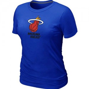 Miami Heat Big & Tall Tee-Shirt d'équipe de NBA - Bleu pour Femme