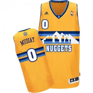 Maillot Adidas Or Alternate Authentic Denver Nuggets - Emmanuel Mudiay #0 - Homme