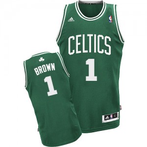 Maillot Swingman Boston Celtics NBA Road Vert (No Blanc) - #1 Walter Brown - Homme