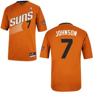 Maillot NBA Phoenix Suns #7 Kevin Johnson Orange Adidas Swingman Alternate - Homme
