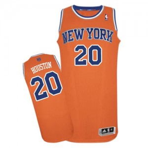 Maillot Authentic New York Knicks NBA Alternate Orange - #20 Allan Houston - Homme