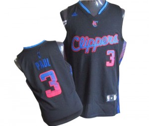 Maillot NBA Authentic Chris Paul #3 Los Angeles Clippers Vibe Noir - Homme