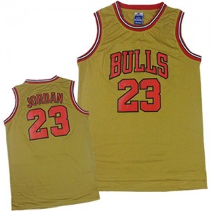Chicago Bulls #23 Adidas 1997 Throwback Classic Or Swingman Maillot d'équipe de NBA Promotions - Michael Jordan pour Homme