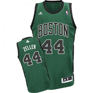 Maillot NBA Boston Celtics #44 Tyler Zeller Vert (No. noir) Adidas Swingman Alternate - Homme