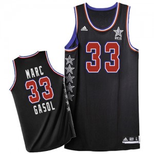 Memphis Grizzlies #33 Adidas 2015 All Star Noir Swingman Maillot d'équipe de NBA prix d'usine en ligne - Marc Gasol pour Homme