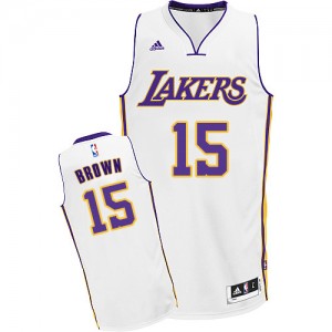 Maillot Swingman Los Angeles Lakers NBA Alternate Blanc - #15 Jabari Brown - Homme