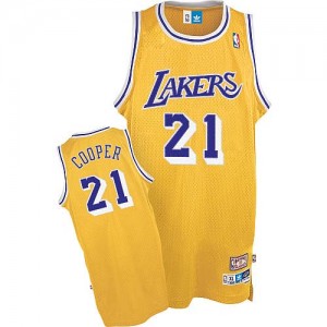 Maillot Mitchell and Ness Or Throwback Authentic Los Angeles Lakers - Michael Cooper #21 - Homme