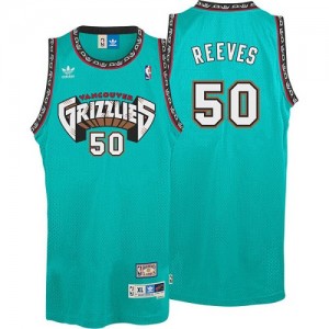 Maillot Authentic Memphis Grizzlies NBA Hardwood Classics Throwback Vert - #50 Bryant Reeves - Homme