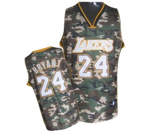 Maillot NBA Authentic Kobe Bryant #24 Los Angeles Lakers Stealth Collection Camo - Homme