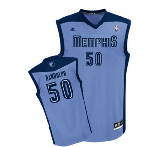 Memphis Grizzlies Zach Randolph #50 Alternate Swingman Maillot d'équipe de NBA - Bleu clair pour Homme