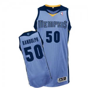 Maillot Adidas Bleu clair Alternate Authentic Memphis Grizzlies - Zach Randolph #50 - Homme
