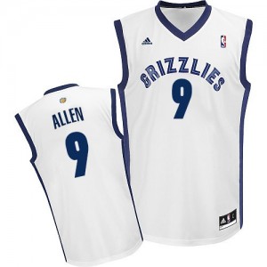 Maillot NBA Memphis Grizzlies #9 Tony Allen Blanc Adidas Swingman Home - Homme