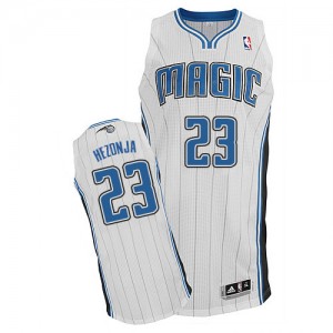 Maillot NBA Blanc Mario Hezonja #23 Orlando Magic Home Authentic Homme Adidas