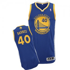 Golden State Warriors #40 Adidas Road Bleu royal Authentic Maillot d'équipe de NBA Promotions - Harrison Barnes pour Homme