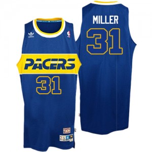 Maillot Adidas Bleu Rookie Throwback Authentic Indiana Pacers - Reggie Miller #31 - Homme