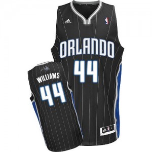 Maillot NBA Orlando Magic #44 Jason Williams Noir Adidas Swingman Alternate - Homme