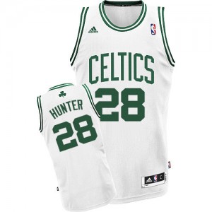 Maillot Adidas Blanc Home Swingman Boston Celtics - R.J. Hunter #28 - Homme