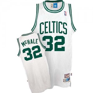 Maillot Authentic Boston Celtics NBA Throwback Blanc - #32 Kevin Mchale - Homme