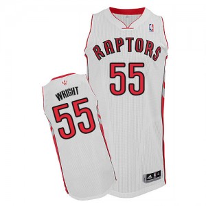 Maillot NBA Authentic Delon Wright #55 Toronto Raptors Home Blanc - Homme