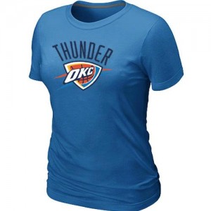 Oklahoma City Thunder Big & Tall Tee-Shirt d'équipe de NBA - Bleu clair pour Femme