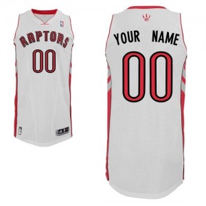 Maillot Toronto Raptors NBA Home Blanc - Personnalisé Authentic - Enfants