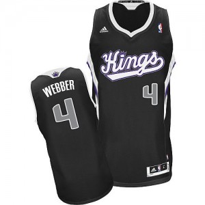 Maillot Swingman Sacramento Kings NBA Alternate Noir - #4 Chris Webber - Homme