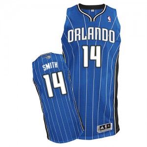 Maillot NBA Orlando Magic #14 Jason Smith Bleu royal Adidas Authentic Road - Homme