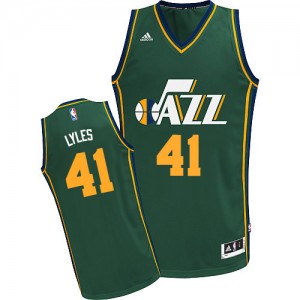 Maillot Adidas Vert Alternate Swingman Utah Jazz - Trey Lyles #41 - Homme