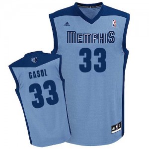 Maillot Swingman Memphis Grizzlies NBA Alternate Bleu clair - #33 Marc Gasol - Homme