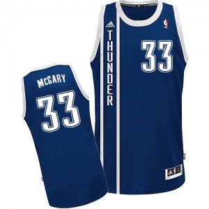 Oklahoma City Thunder Mitch McGary #33 Alternate Swingman Maillot d'équipe de NBA - Bleu marin pour Homme