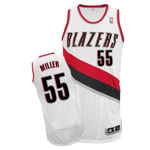 Maillot Authentic Portland Trail Blazers NBA Home Blanc - #55 Mike Miller - Homme