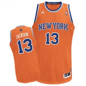 Maillot NBA Orange Mark Jackson #13 New York Knicks Alternate Swingman Homme Adidas