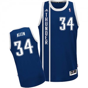 Maillot NBA Swingman Ray Allen #34 Oklahoma City Thunder Alternate Bleu marin - Homme