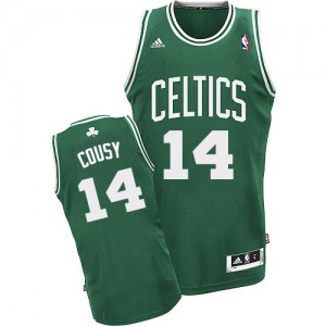 Maillot NBA Swingman Bob Cousy #14 Boston Celtics Road Vert (No Blanc) - Homme
