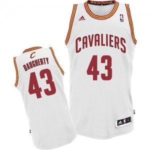 Maillot NBA Cleveland Cavaliers #43 Brad Daugherty Blanc Adidas Swingman Home - Homme