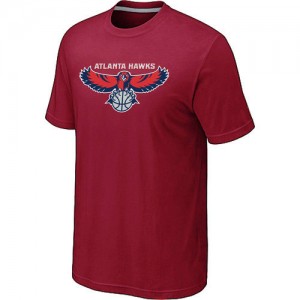 T-shirt principal de logo Atlanta Hawks NBA Big & Tall Rouge - Homme