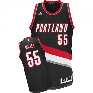 Maillot NBA Swingman Mike Miller #55 Portland Trail Blazers Road Noir - Homme
