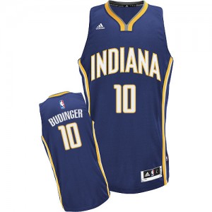 Maillot Swingman Indiana Pacers NBA Road Bleu marin - #10 Chase Budinger - Homme