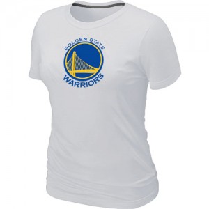 T-shirt principal de logo Golden State Warriors NBA Big & Tall Blanc - Femme