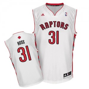 Maillot NBA Blanc Terrence Ross #31 Toronto Raptors Home Swingman Homme Adidas