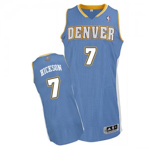 Maillot Authentic Denver Nuggets NBA Road Bleu clair - #7 JJ Hickson - Homme